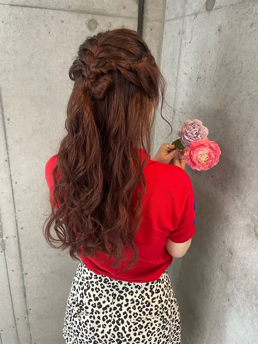 ヘアアレンジ ヘアセット 美髪× ヘアセット✨Araiのヘアスタイル