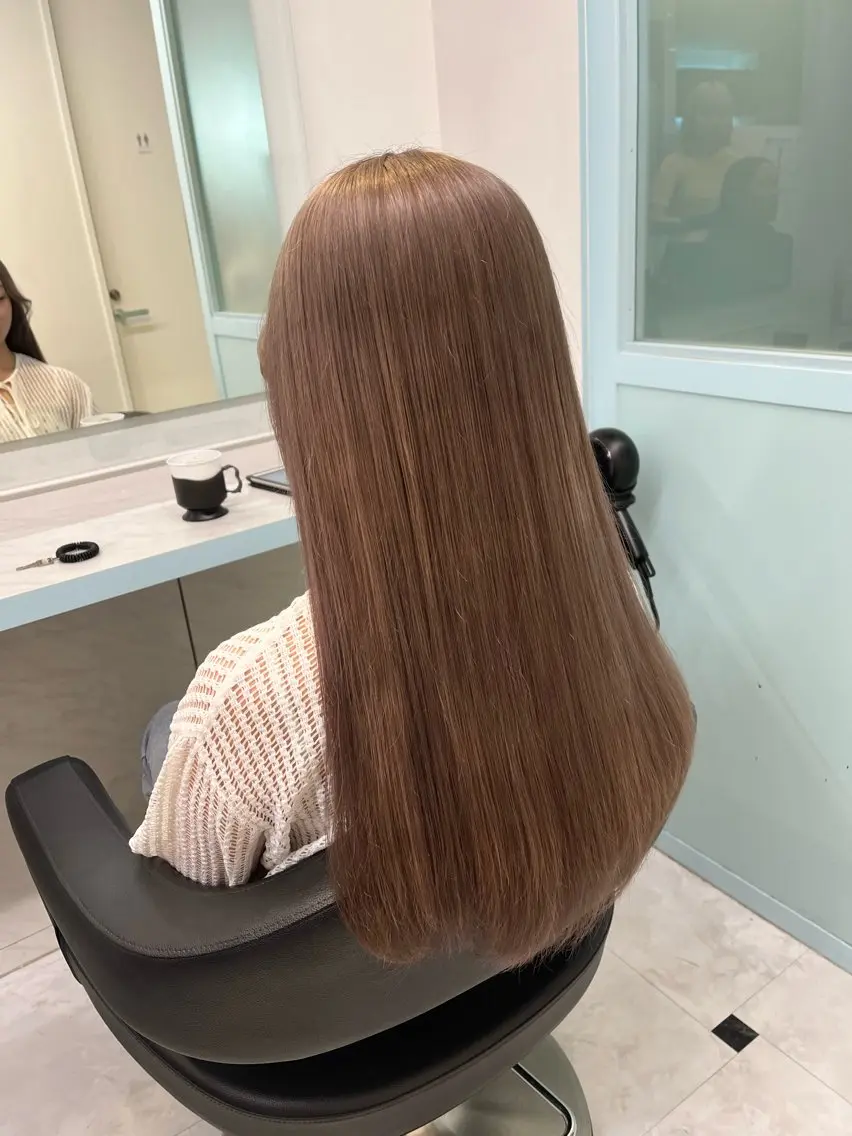 ロング カラー ヘアカラー トリートメント ブリーチカラー 🩵MIZUKIのヘアスタイル