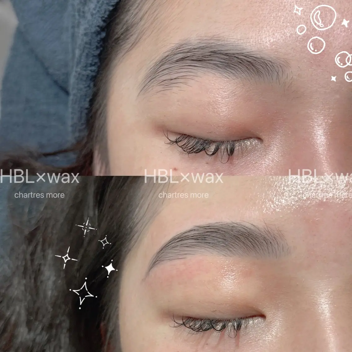 眉毛のwax 脱毛のみの写真