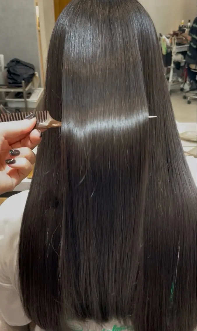 ロング 髪質改善 トリートメント 🫧大人可愛く🫧 renaのヘアスタイル