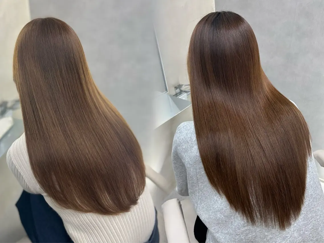 【縮毛矯正/髪質改善】カット➕髪質改善ストレート➕トリートメント✨の写真