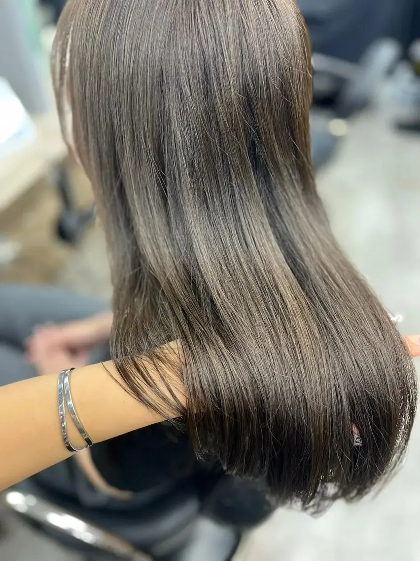 ロング カラー カット ヘアカラー トリートメント 多系統似合わせ/ tsuburaのヘアスタイル