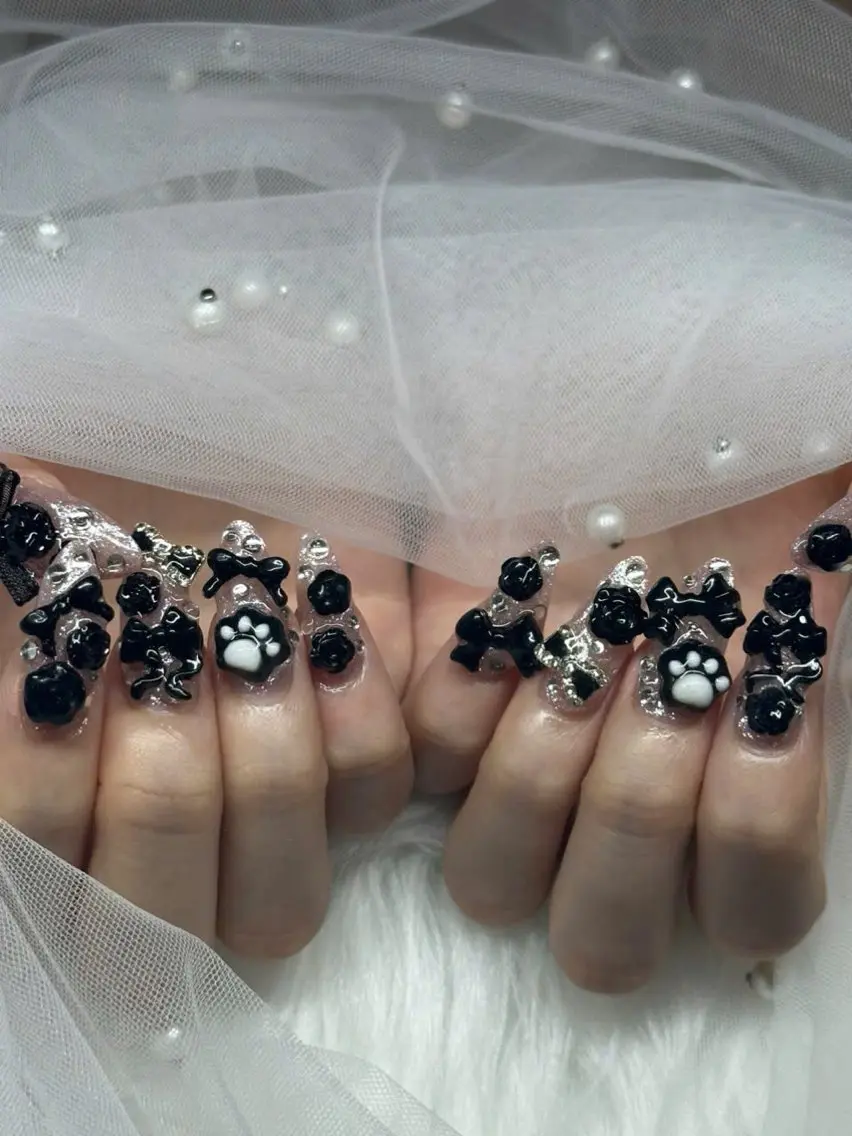 ネイル 長さ出し フレンチネイル ジェルネイル 韓国ネイル ロングネイル NAILS BAR SHINJUKUのネイルデザイン