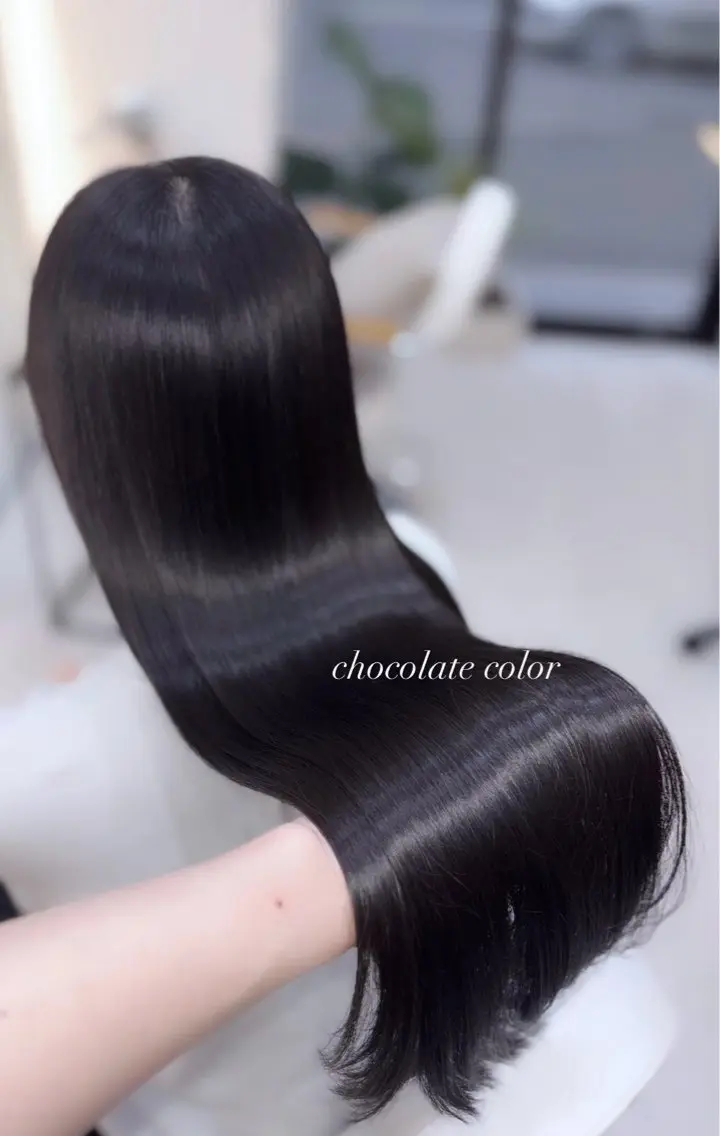 ロング カラー 透明感カラー カット ヘアカラー トリートメント 艶髪・透明感カラー・ 韓国ヘア・Yuriのヘアスタイル