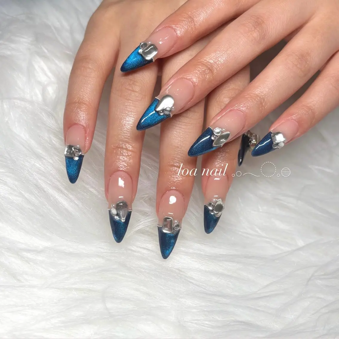 ネイル 長さ出し ハンドネイル loa nailのネイルデザイン