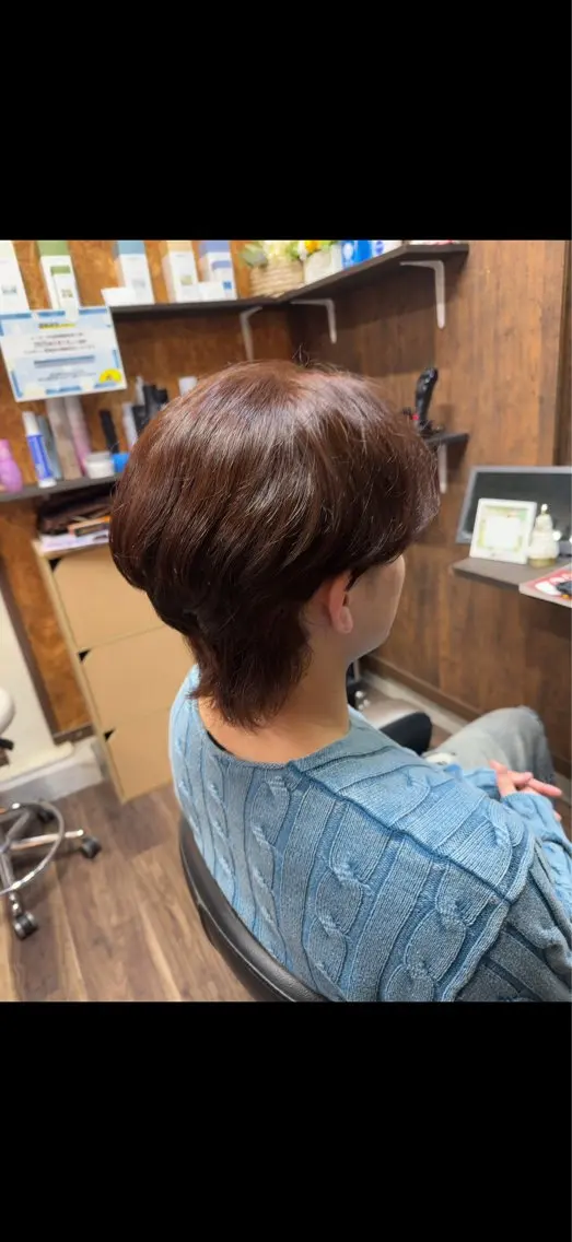 メンズ メンズパーマ カット ヘアカラー パーマ 山宮 雅次のヘアスタイル