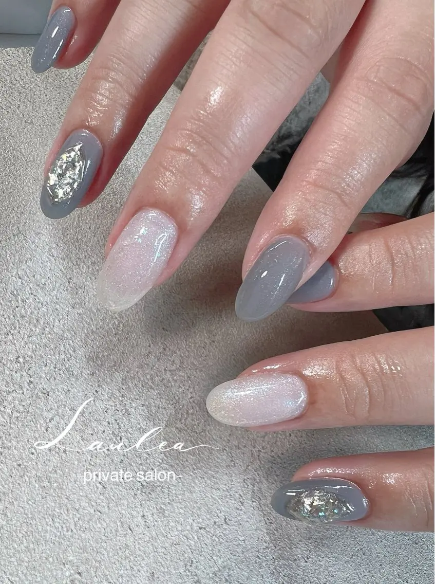 ネイル フットネイル ジェルネイル 韓国ネイル ハンドネイル nail salon Lauleaのネイルデザイン