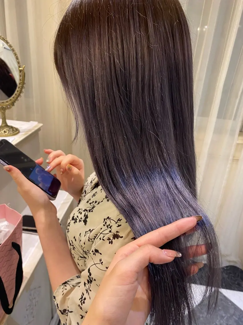 ロング カラー yamazaki .🫏🦒🐄🐩のヘアスタイル