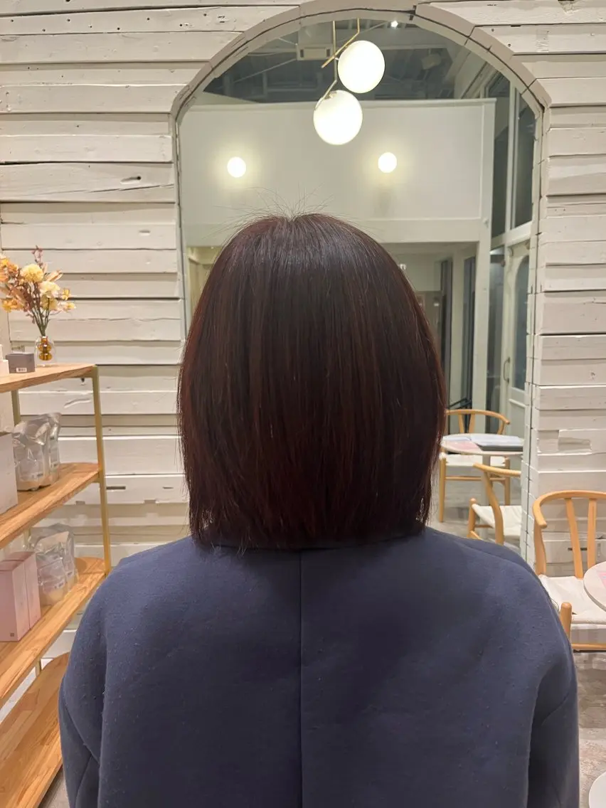 【5月18時限定】💫透明感カラー＋トリートメントの写真
