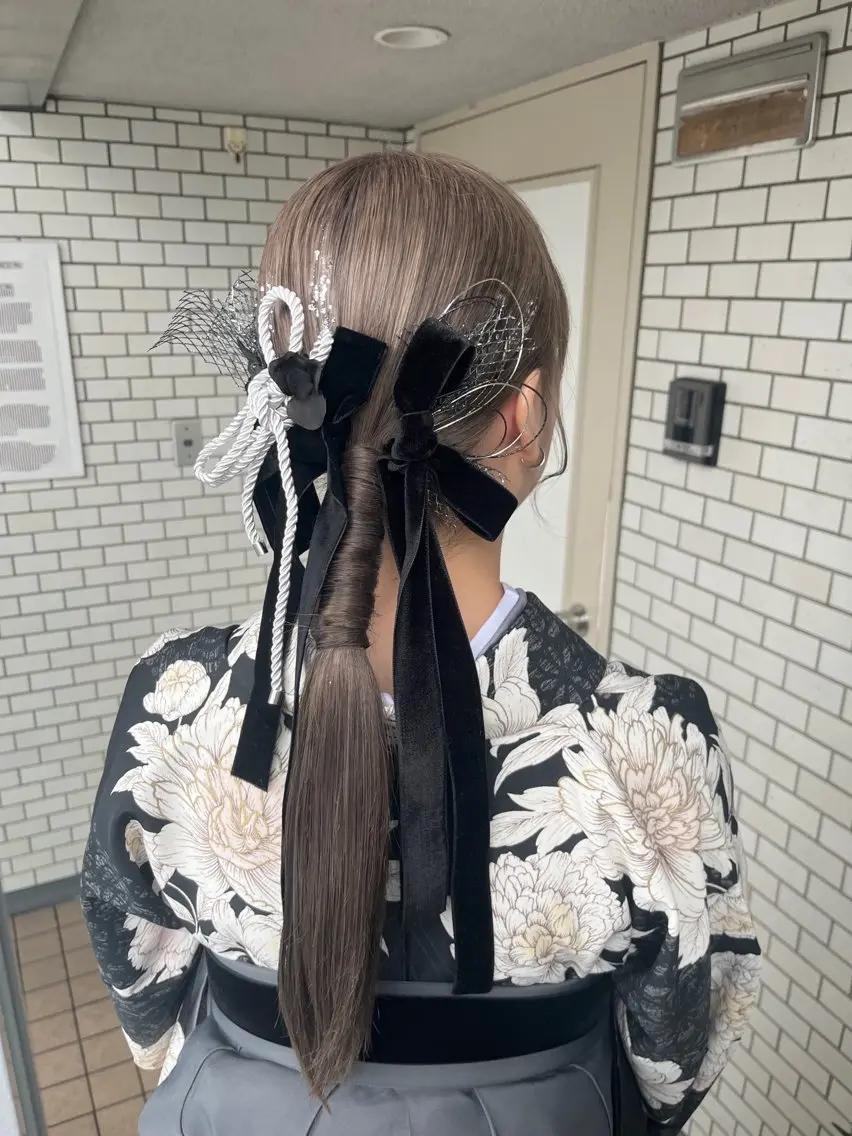 ヘアアレンジ 卒業式のヘアスタイル 参列・イベントヘア♡ ゆいなのヘアスタイル