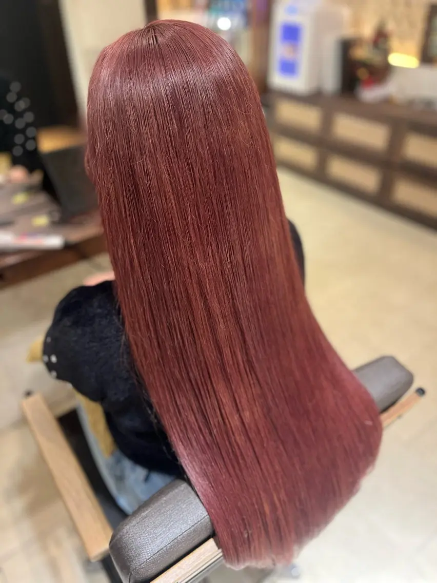 ロング カラー Aina🩶 レディースカット🩶のヘアスタイル