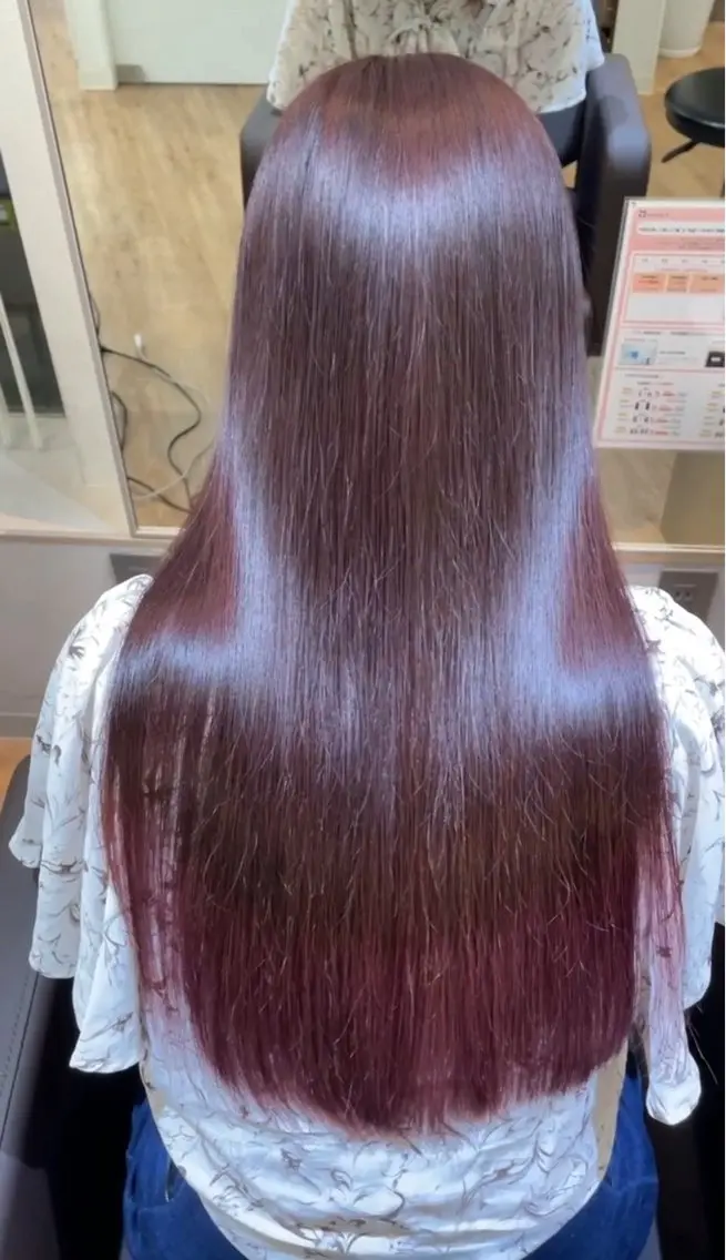 ロング カラー 髪質改善 トリートメント 吉留愛加/ 似合わせカットのヘアスタイル