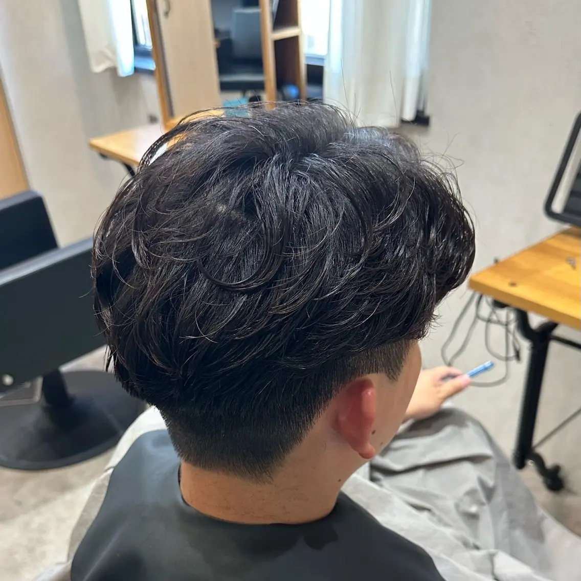 ショート パーマ メンズ 浅草/撮影モデル募集 /久保 歩夢のヘアスタイル
