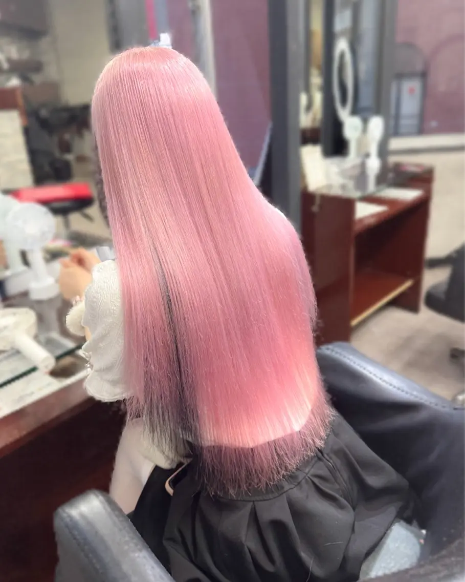 ロング カラー ヘアカラー トリートメント ハイトーンエクステ 🎩カズキ🎩のヘアスタイル
