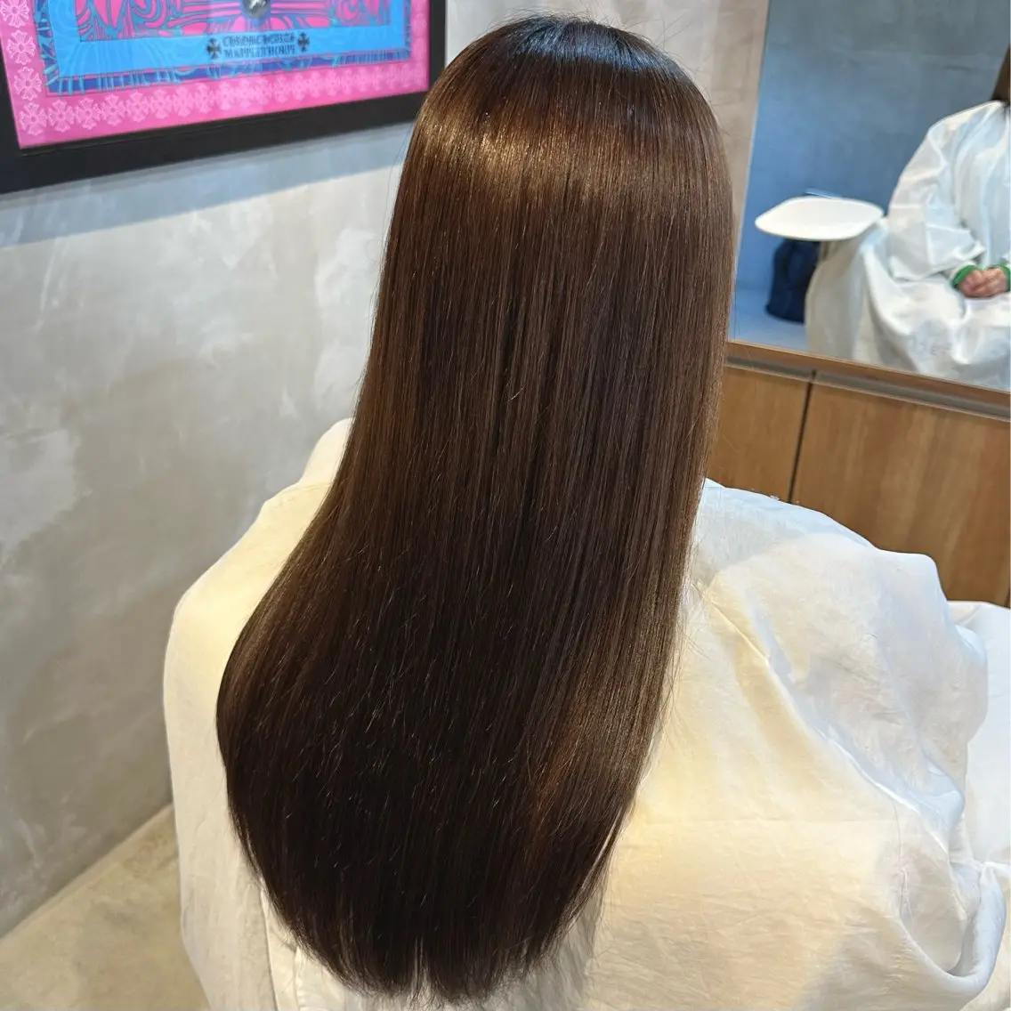 ロング トリートメント カット ヘアカラー トリートメント 飯田 智也のヘアスタイル