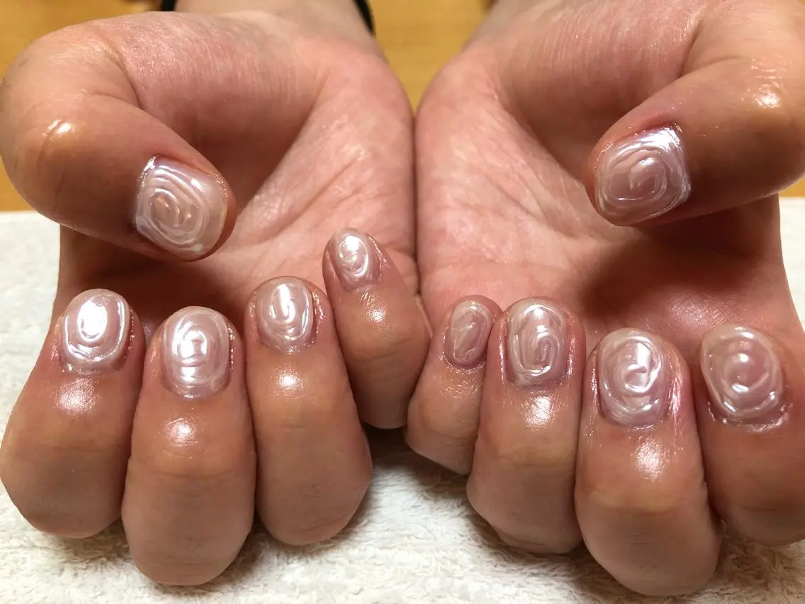 ネイル ハンドネイル private_ salon.Leaのネイルデザイン