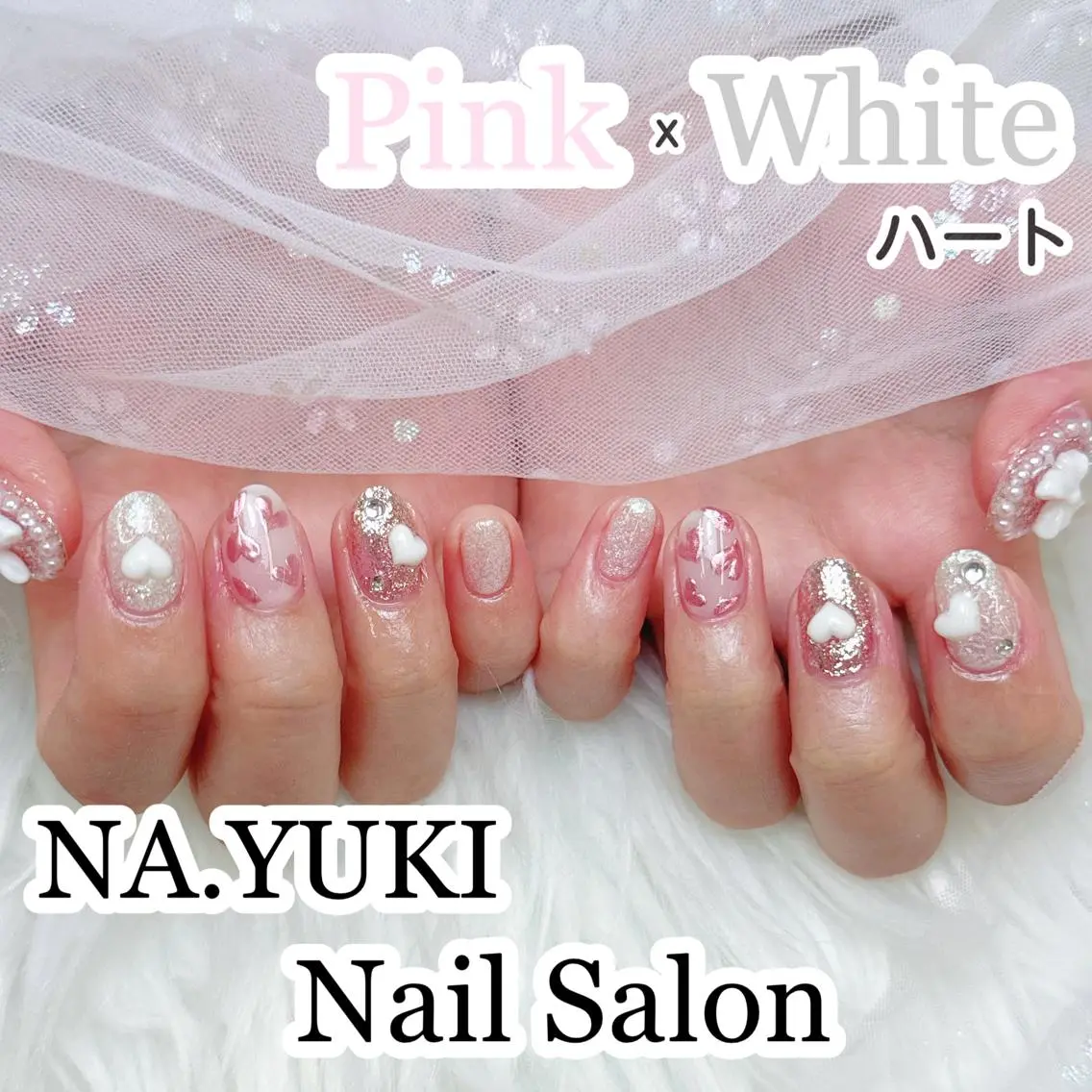 ネイル オーロラネイル チークネイル 長さ出し フットネイル フレンチネイル ハンドネイル ハンドケア 💕Mimi 💕のネイルデザイン