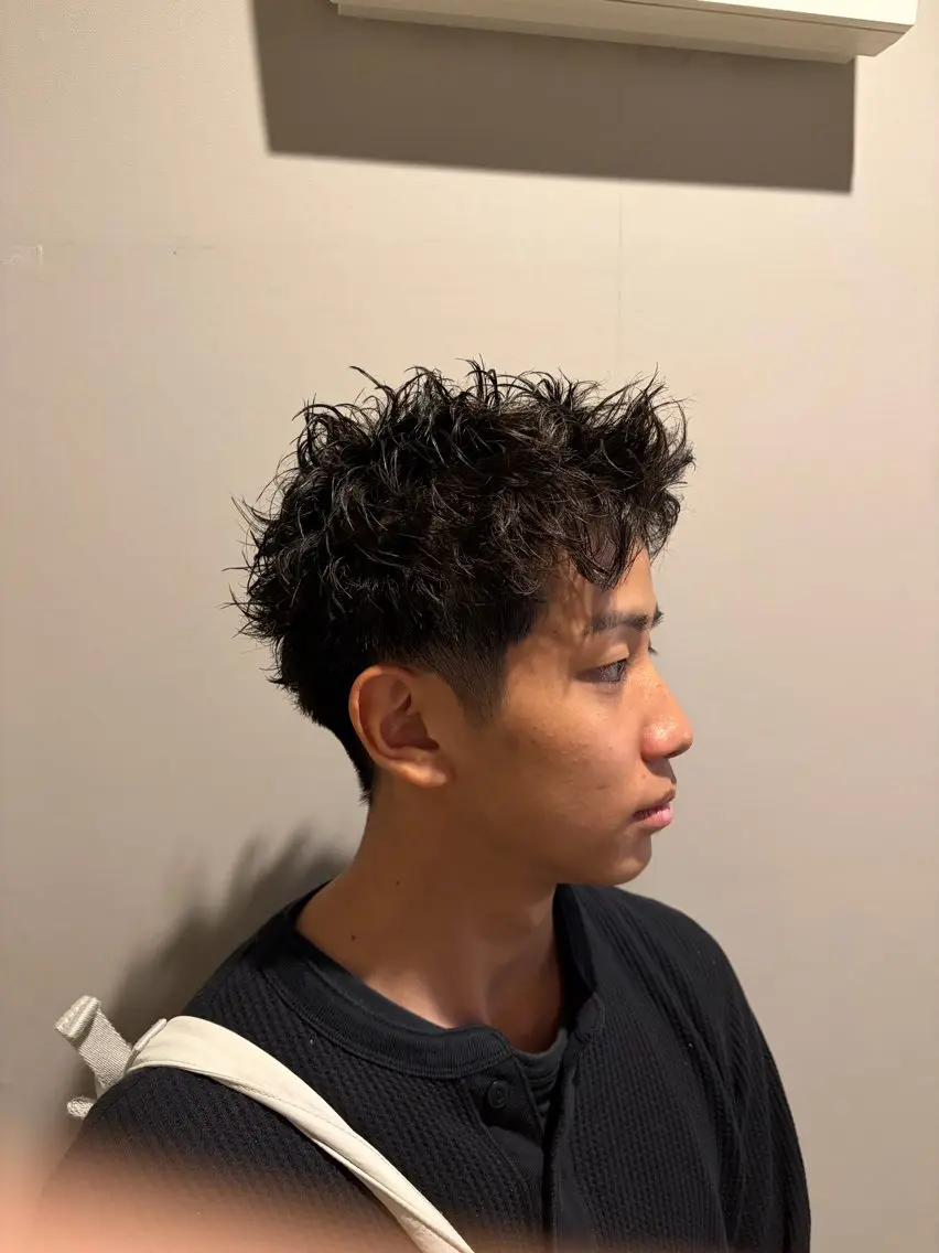 パーマ メンズ メンズパーマ カット パーマ 【"漢らしい" 作ります】昇陽のヘアスタイル