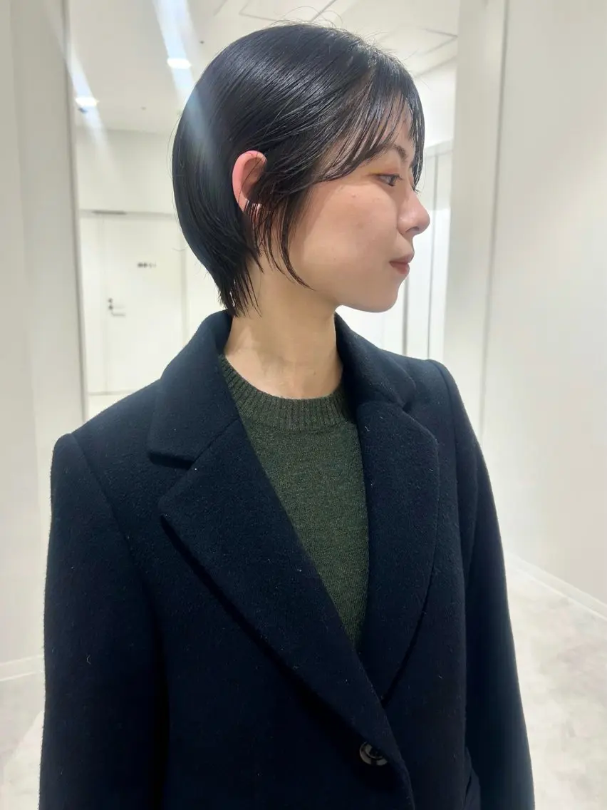 ショート 👔ボブ﹨髪質改善 ストレート🩳ももかのヘアスタイル