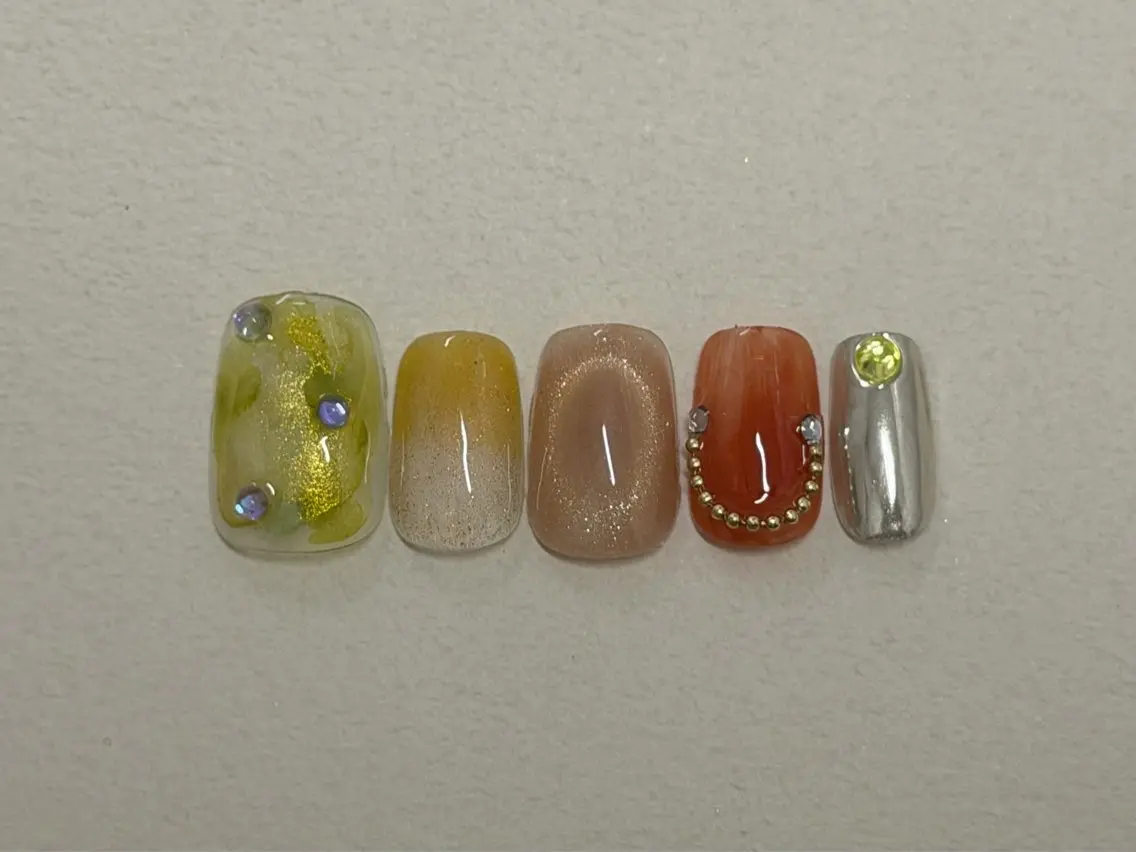 ネイル 黄色 Nail Katoのネイルデザイン