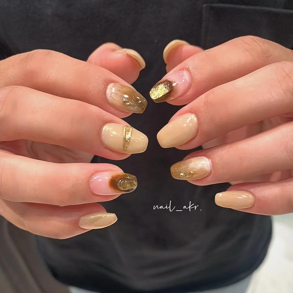 ネイル ニュアンスネイル ハンドネイル nailAVANCE akariのネイルデザイン