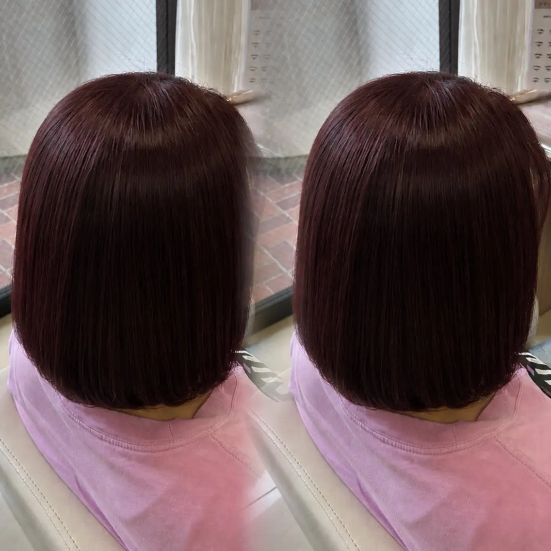 ショート カラー ヘアカラー 海外ベージュカラー/ ハイライト/SAKUのヘアスタイル