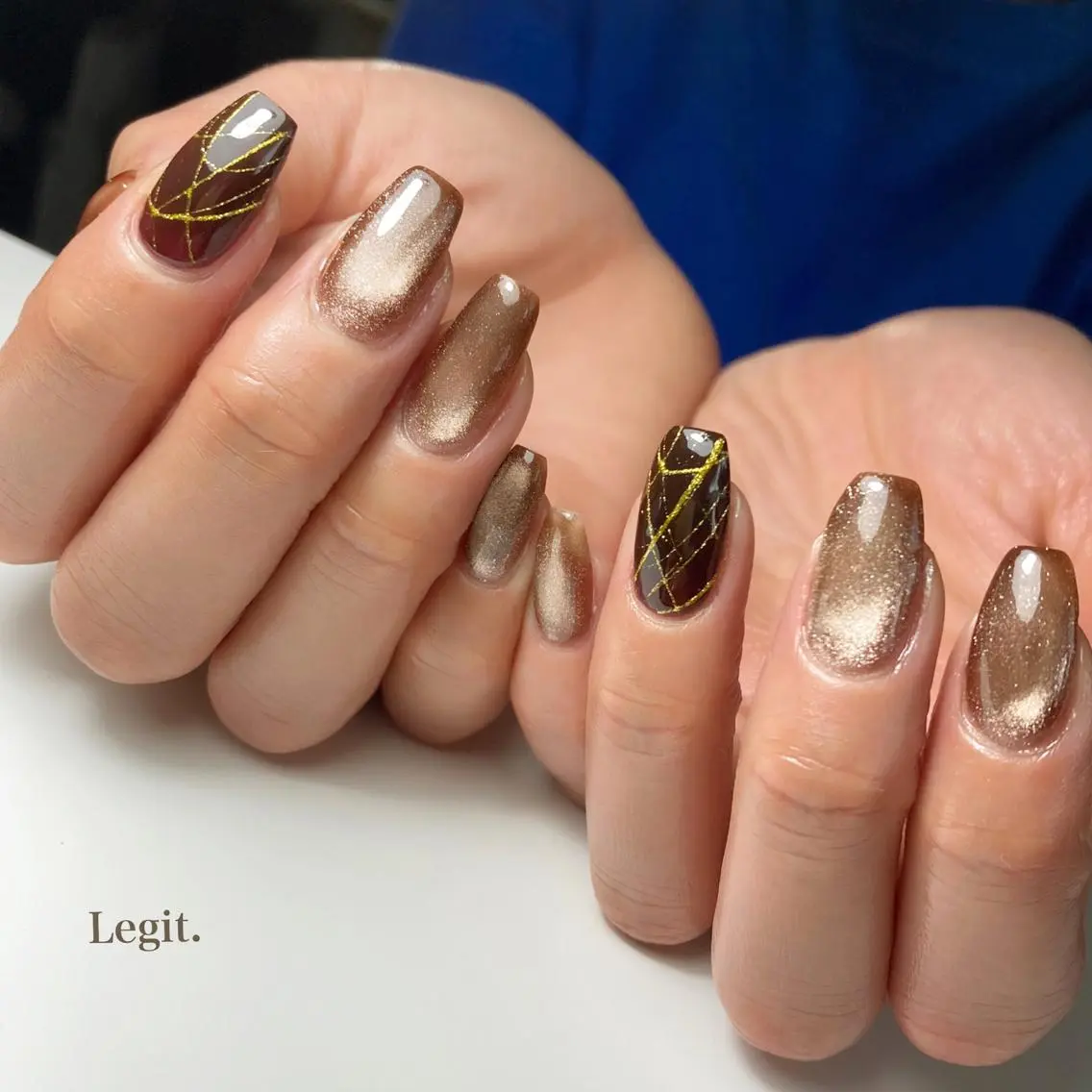 ネイル マグネットネイル Legit nail salonのネイルデザイン