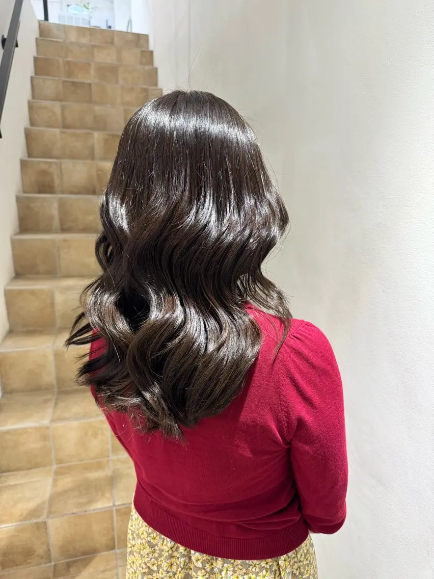 カラー 透明感カラー 大村 美羅衣のヘアスタイル