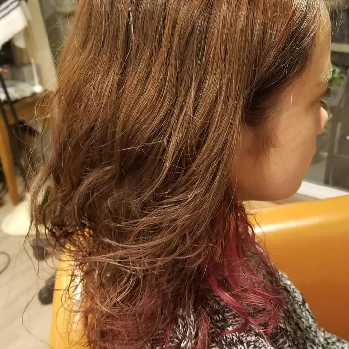ミディアム カラー アディクシーカラー バレイヤージュ ブリーチ イルミナカラー 外国人風カラー ヘアカラー spa hair ark 富井直美のヘアスタイル