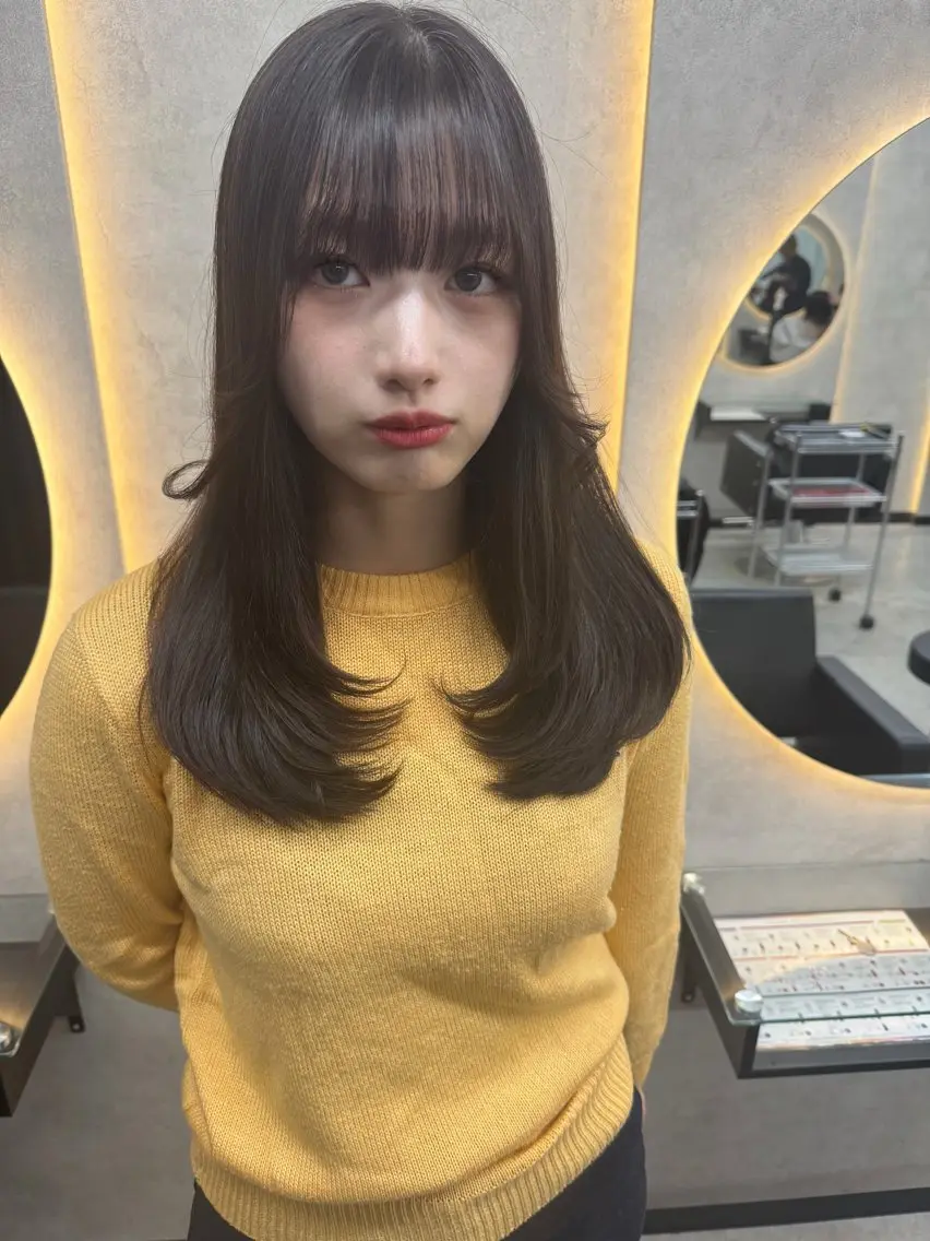 ミディアム 垢抜け🪄透明感✨ ブリーチ特化のヘアスタイル