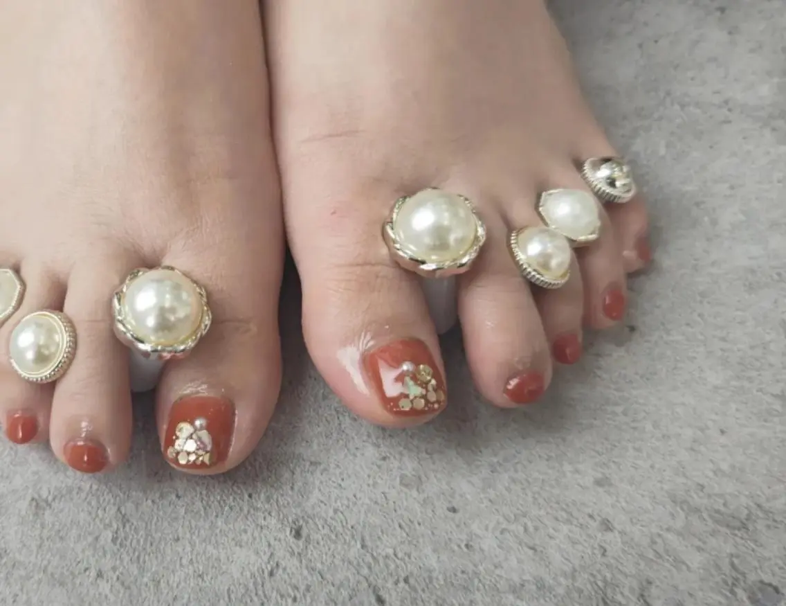 ネイル フットネイル felicita fumi🩷のネイルデザイン