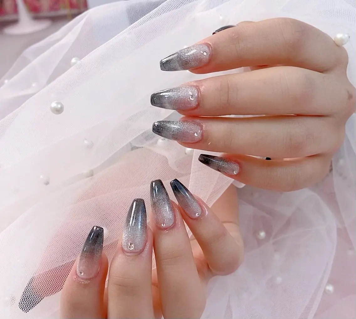 ネイル アートネイル チークネイル 長さ出し フレンチネイル ジェルネイル YK Beauty Salonのマツエク・マツパデザイン