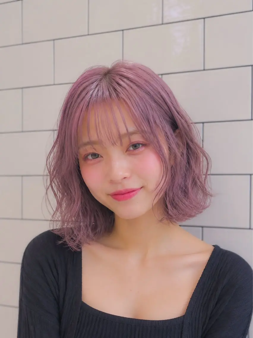 ショート カラー 🍒暖色カラー/ ボブ/りゅーき🍒のヘアスタイル