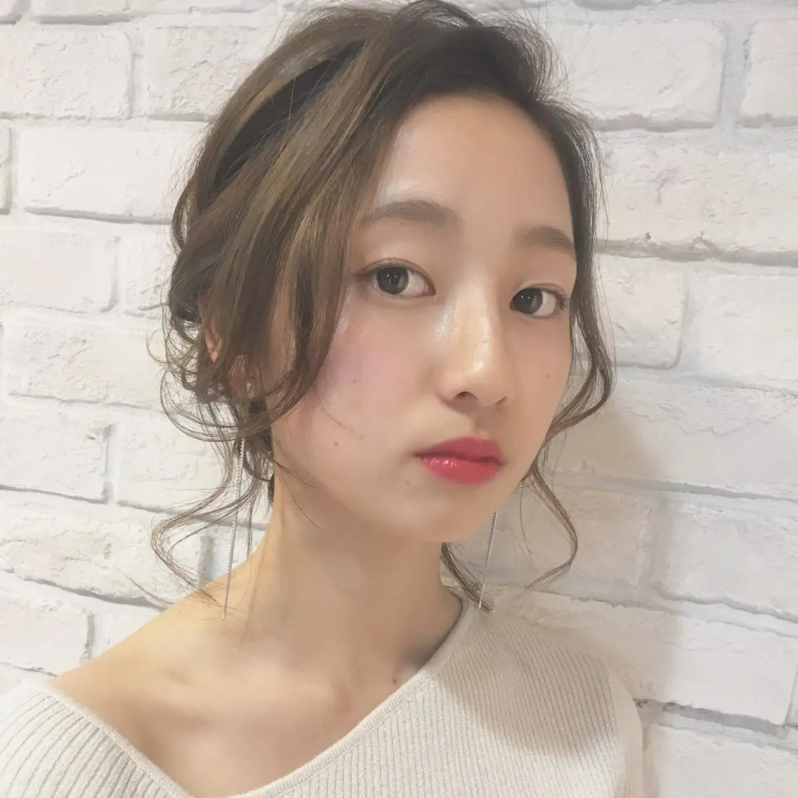 ヘアアレンジ あやかショート 白髪ぼかしのヘアスタイル