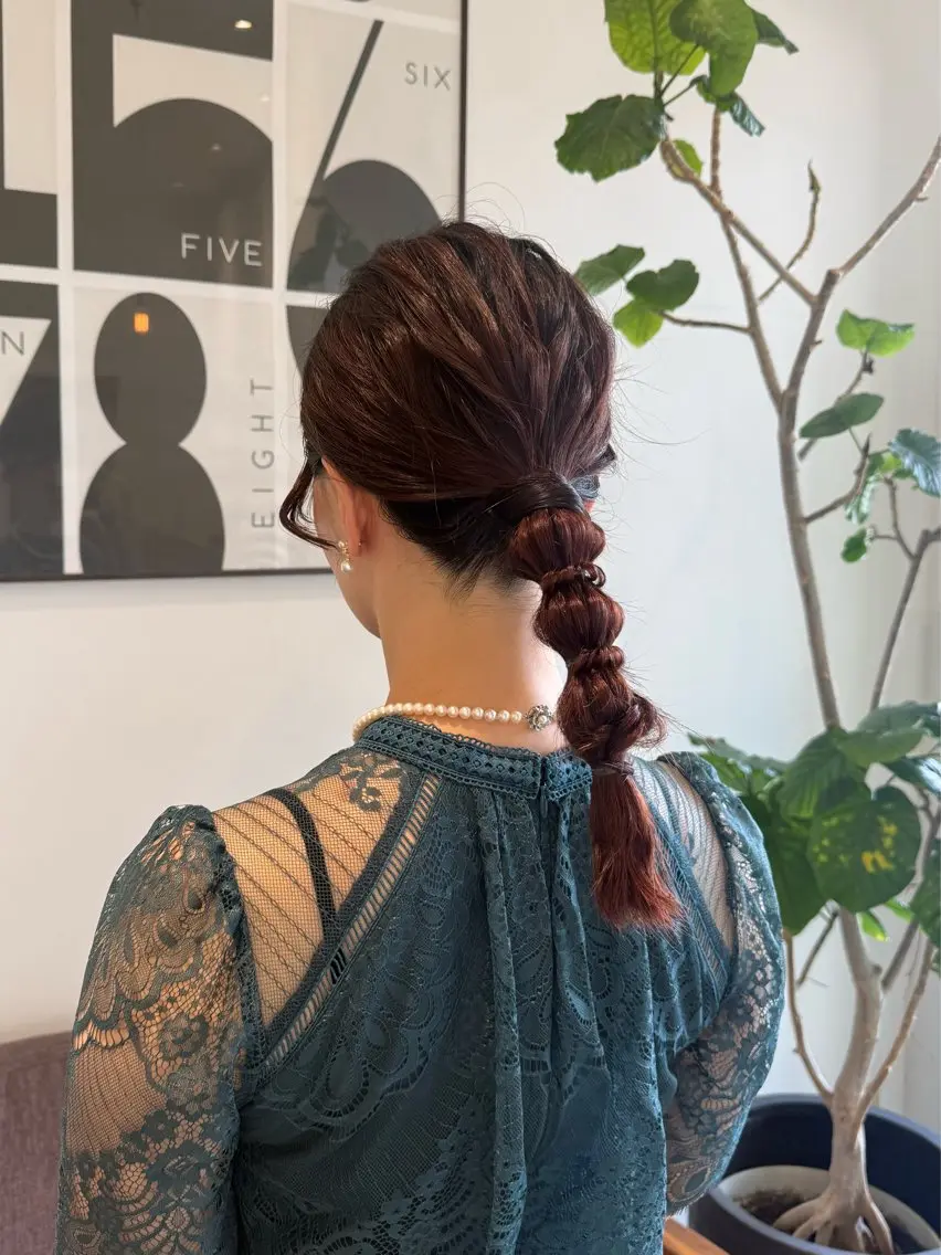 ヘアアレンジ ヘアセット rio ୨୧のヘアスタイル