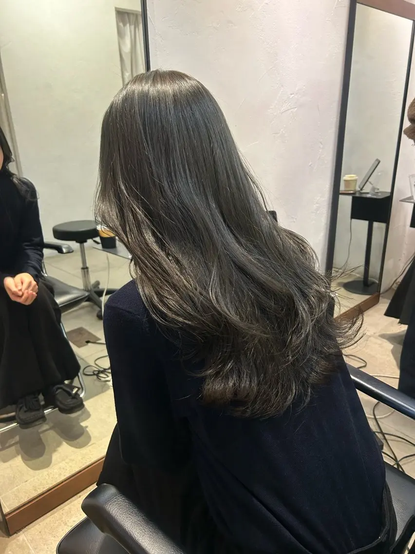 セミロング カラー カット ヘアカラー トリートメント ❕マンツーマン施術❕ 🍊Moemiのヘアスタイル