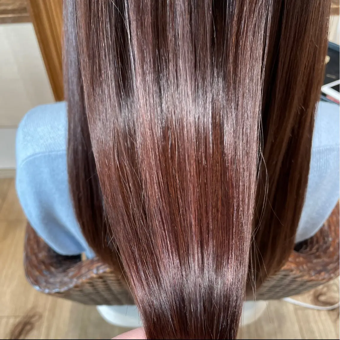 ロング 髪質改善縮毛矯正 美容師✂️山崎竜二のヘアスタイル