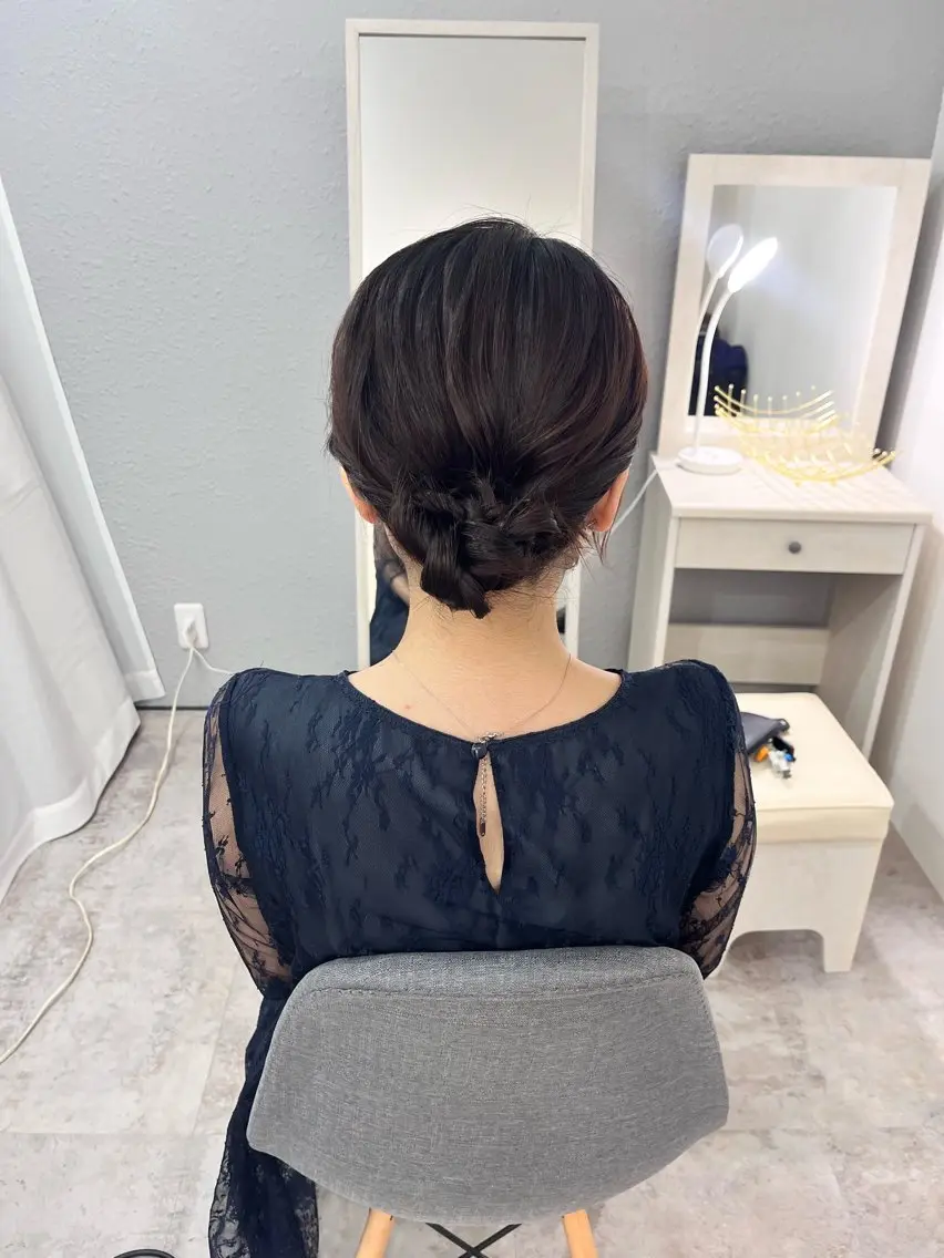 ヘアアレンジ 玉城 里奈のヘアスタイル