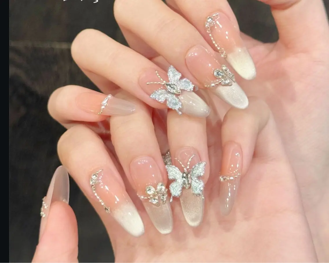 ネイル アートネイル ジェルネイル グラデーション マグネットネイル ニュアンスネイル ハンドネイル Ryu nail studioのネイルデザイン