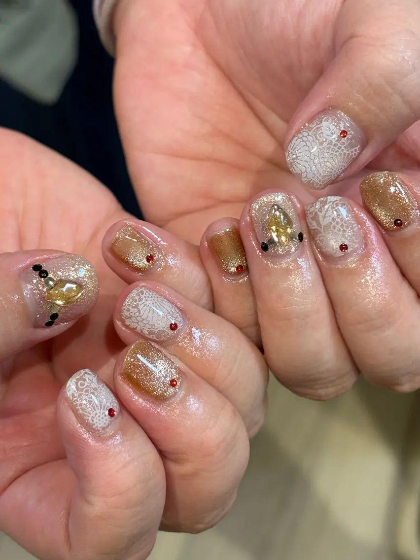 ネイル ハンドネイル もな🌟 パラジェル/自由が丘のネイルデザイン