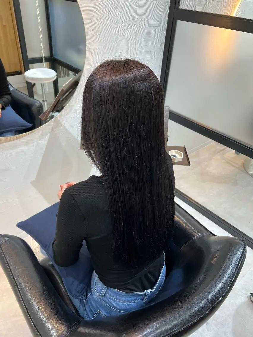ロング カラー きはね 💚のヘアスタイル