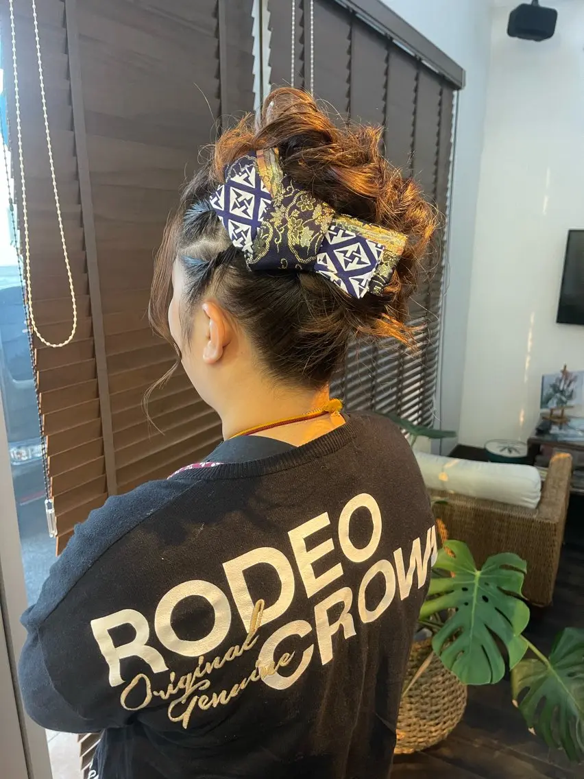 ロング ヘアアレンジ ヘアセット Felice Erikaのヘアスタイル