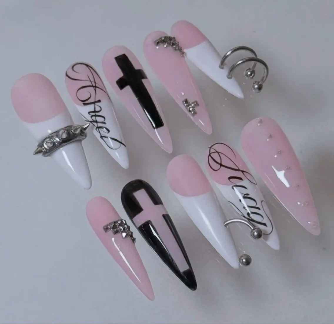 ネイル 長さ出し フレンチネイル グラデーション 韓国ネイル ロングネイル ハンドネイル Josie nail salonのネイルデザイン