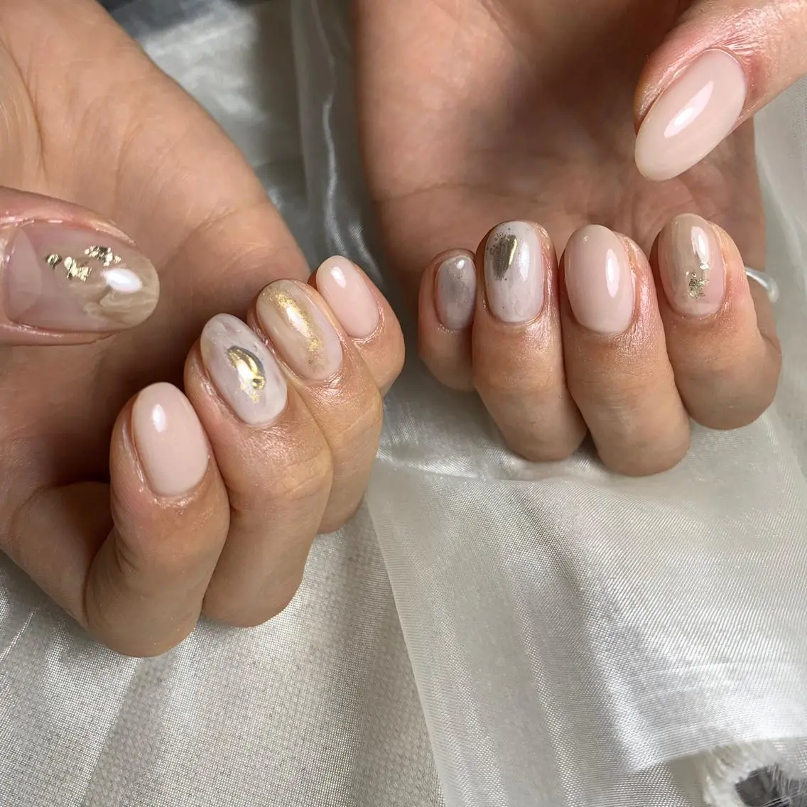 ネイル ハンドネイル 里見 麗のネイルデザイン