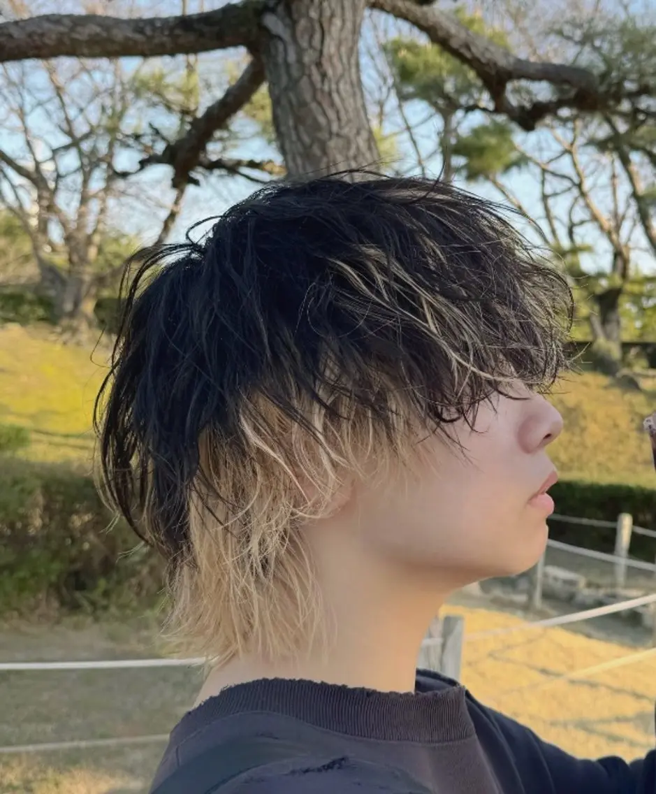 カット＋インナーカラーの写真