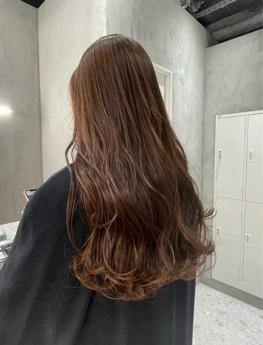 ロング カット ヘアカラー トリートメント 新宿/髪質改善🌟中 韓🇰🇷yukiのヘアスタイル