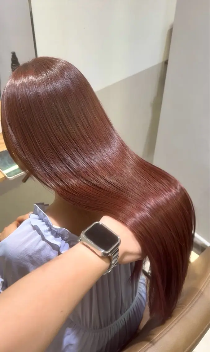 【10​〜​18時までのご予約限定】ワンカラー ➕ 𝐀𝐮𝐣𝐮𝐚 𝟓 𝐒𝐭𝐞𝐩 トリートメント💫🪽の写真