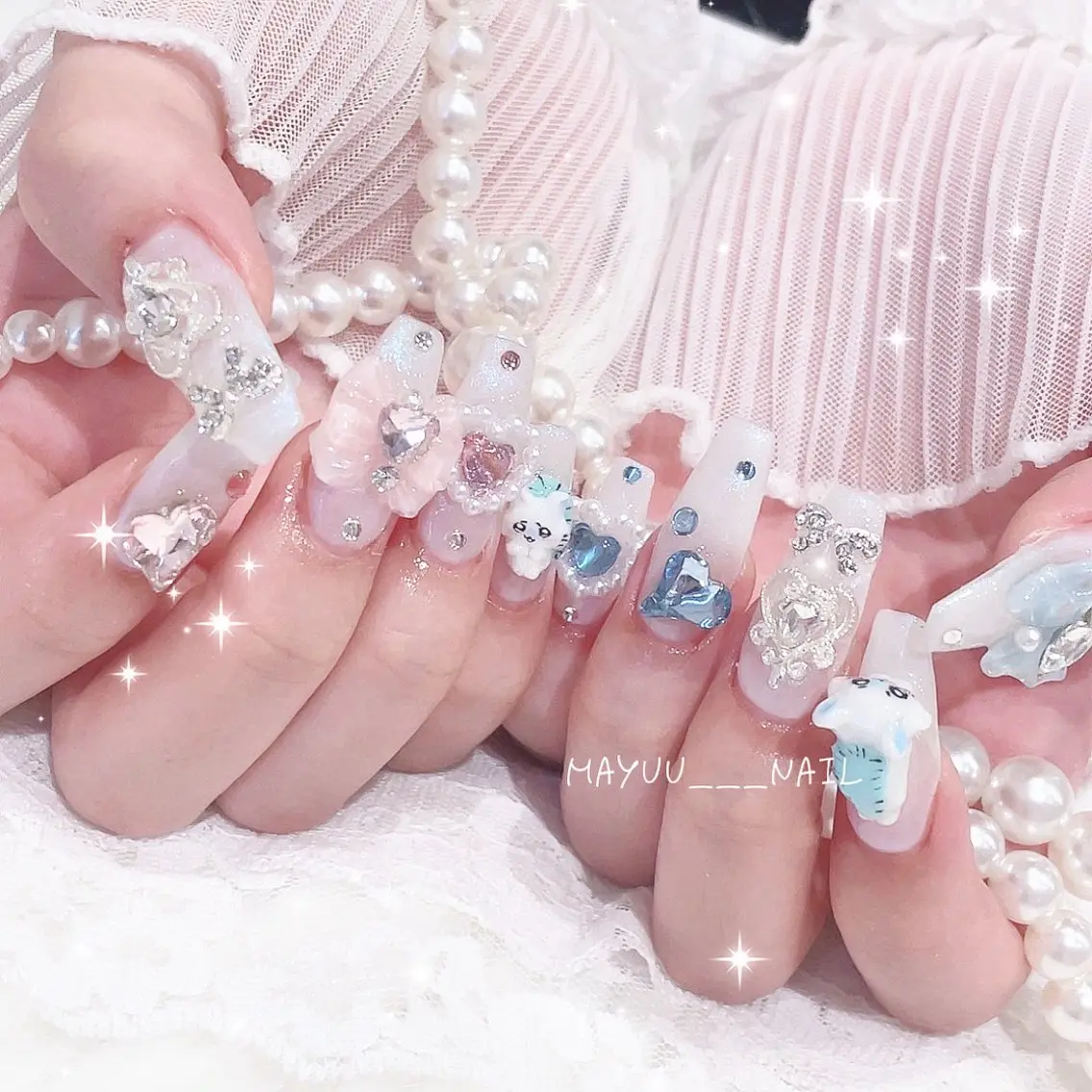 ネイル 🎀 Mayu 🎀痛ネイルのネイルデザイン