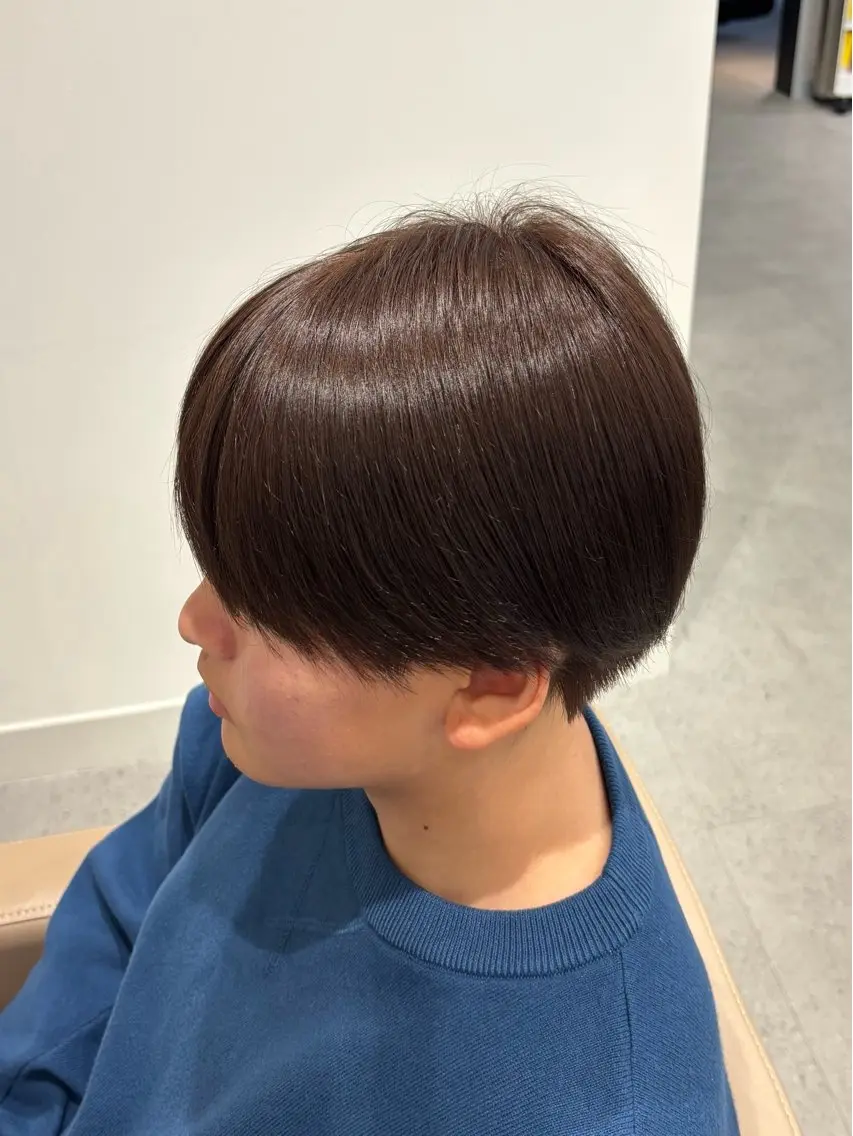 カラー ブラウンカラー ヘアカラー 彦坂 優月のヘアスタイル