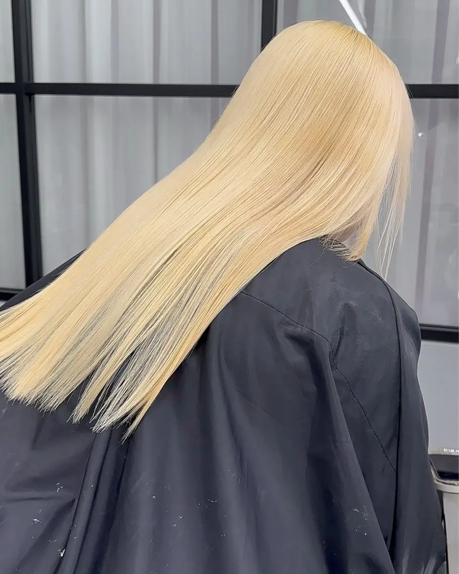 ロング カラー カット ヘアカラー トリートメント 渋谷/ハイトーン 西澤 ジュンヤのヘアスタイル
